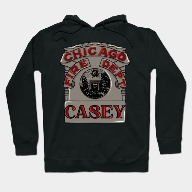 Matt Casey | Chicago Fire Badge Hoodie by icantdrawfaces